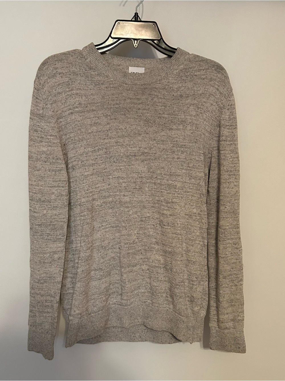 Zara Men's Crewneck Sweater in Heather Gray